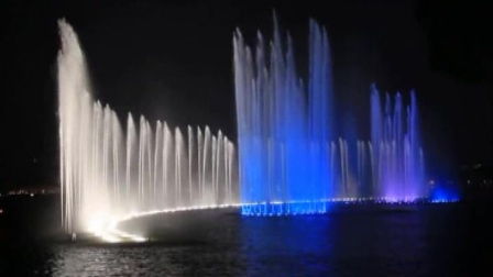 西湖噴泉 光影水舞的詩意交響
